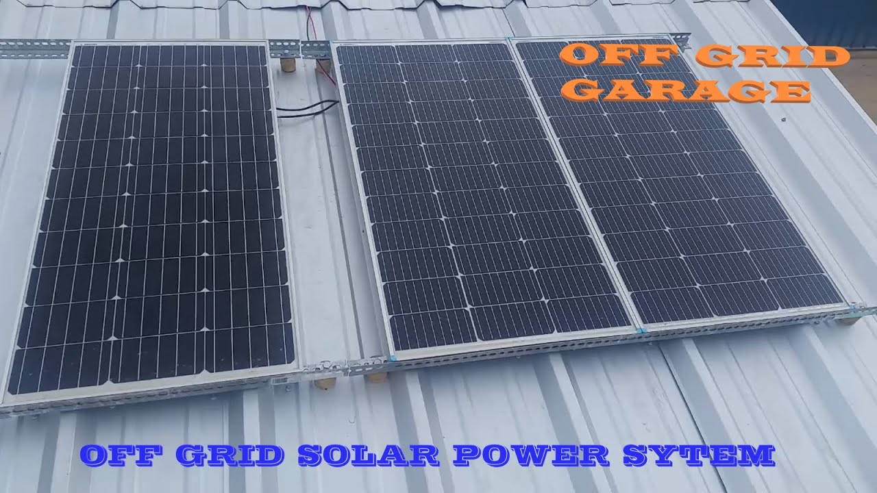 Off Grid Solar Power System (Renogy Solar Setup) - YouTube