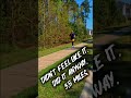 “Didn’t feel like it. Did it anyway. 3.5 miles. #NoExcuses” #running #fyp #viral #foryourpage