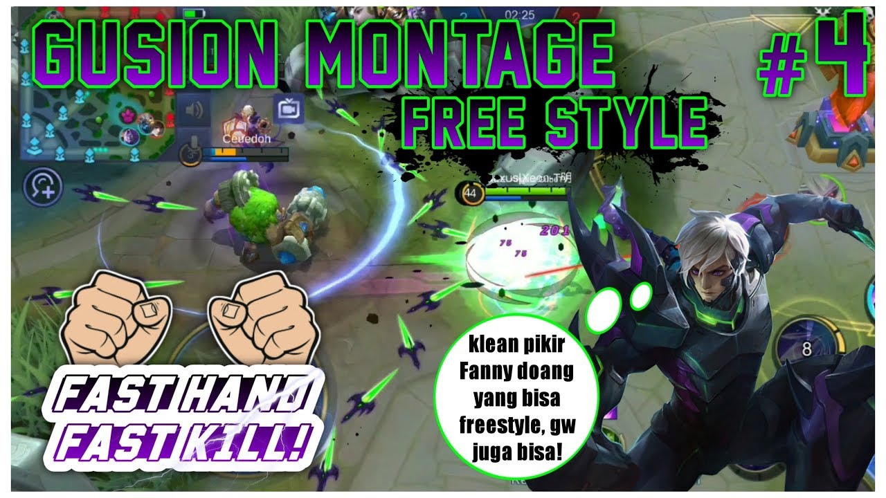 GUSION MONTAGE EPS. 04 - [V.E.N.O.M] NGE KILL PAKE GAYA !!! FAST HAND FAST KILL | XEON-T | MLBB