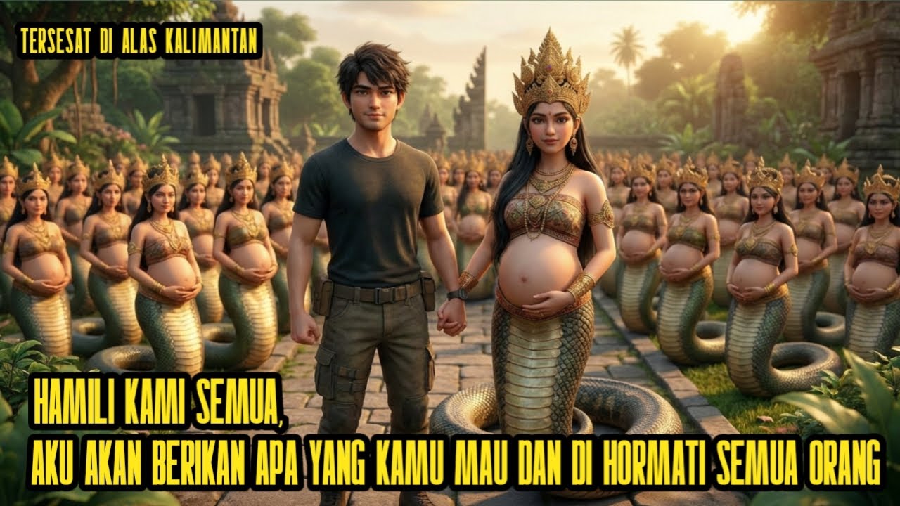 KISAH PEMUDA MISKIN TERSESAT DIKERAJAAN ULAR & DIP4KSA MEN!KAHI 100 PUTRI CANTIK, NAMUN...
