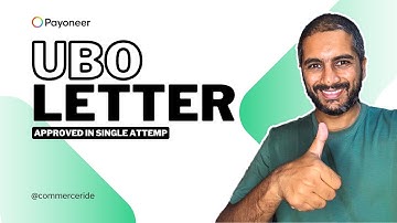 Payoneer ultimate beneficial owners (UBO) letter| Commerceride