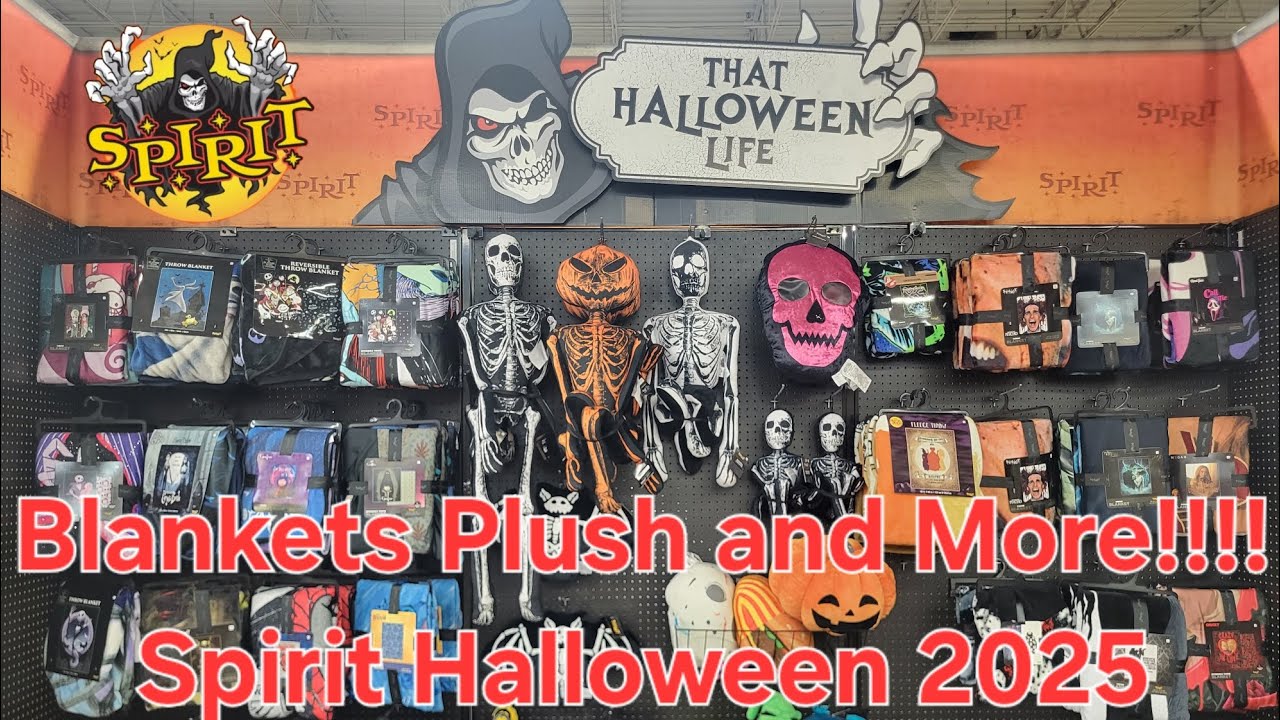 Одеяла, плюшевые игрушки и многое другое!!!! Дух Хэллоуина 2025 