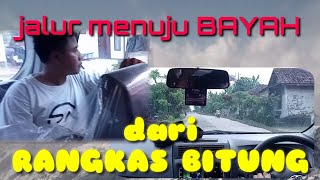 jalur ke bayah dari rangkas bitung