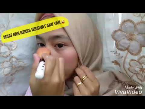 tutorial-makeup-hanya-dengan-menggunakan-bedak-bayi,lipstik,dan-blush-on.