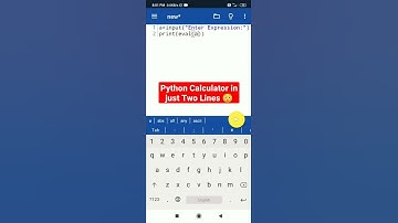 Calculator in Python in just Two Lines 😳👨‍💻[#shorts #youtubeshorts #python #coding #calculator ]💡