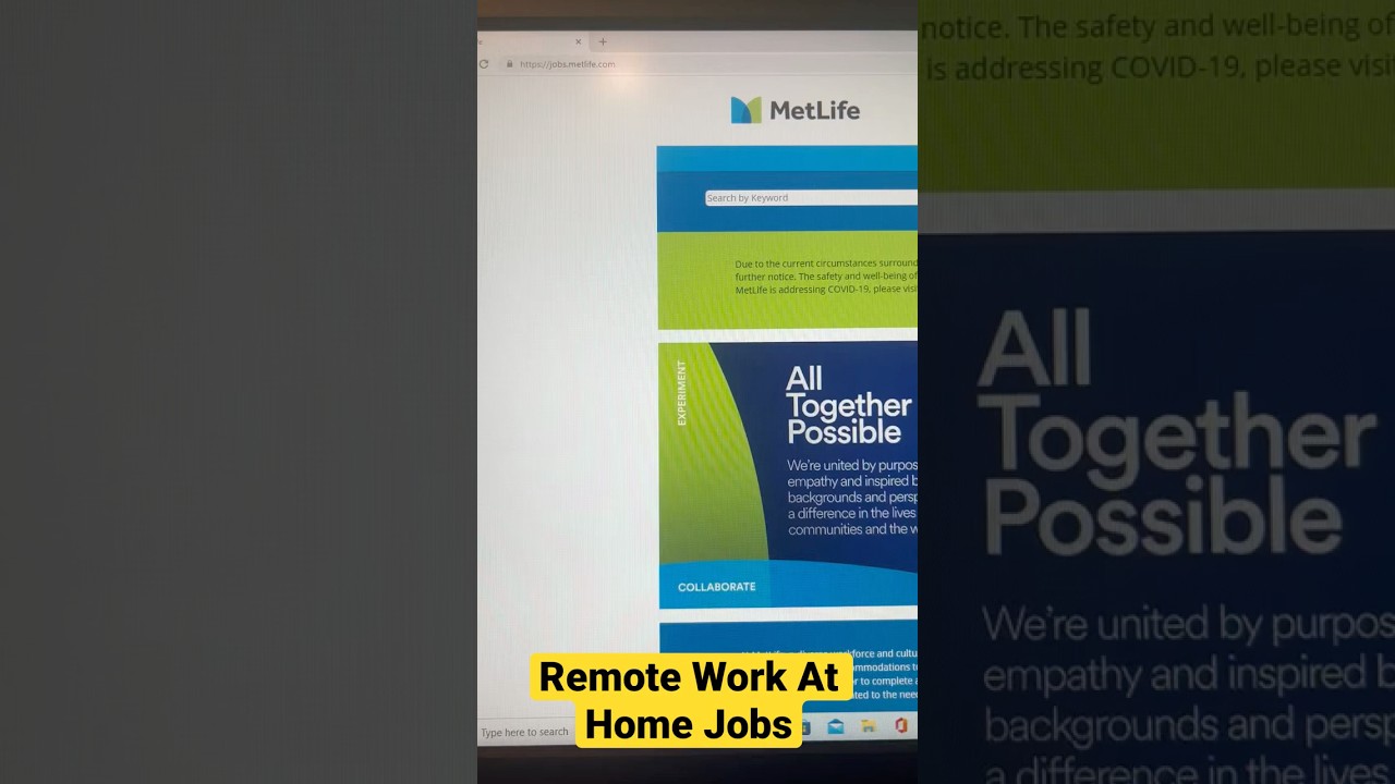 MetLife Remote Jobs 