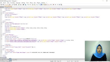 Membuat Desain Web sederhana Menggunakan HTML dan CSS (Manajemen Informatika)
