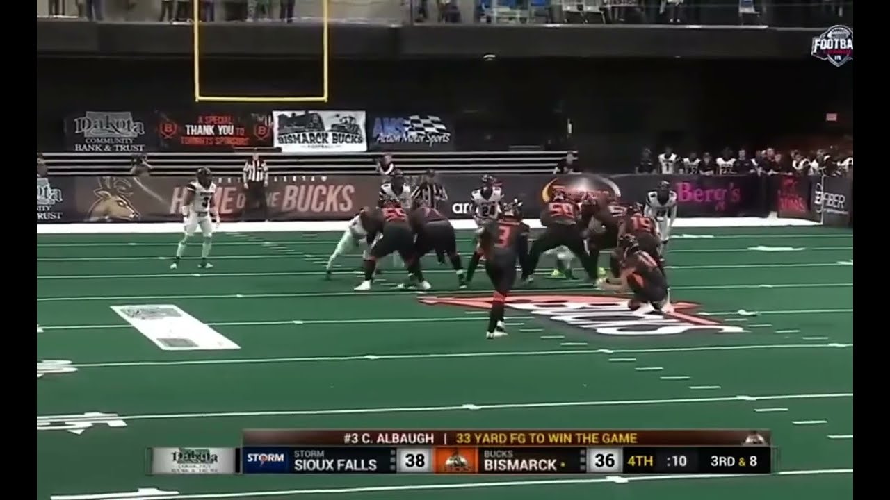 GAME WINNING PLAY: Sioux Falls blocks Bismarck field goal as time expires