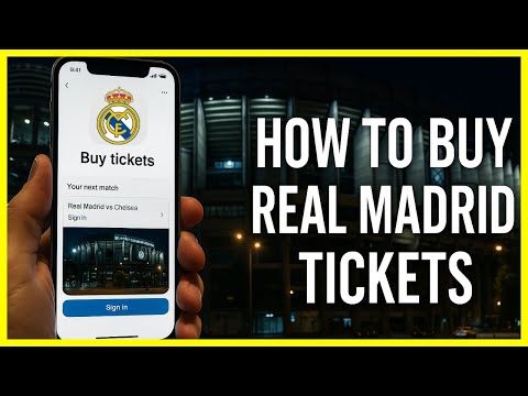 كيفية شراء تذاكر ريال مدريد 2025