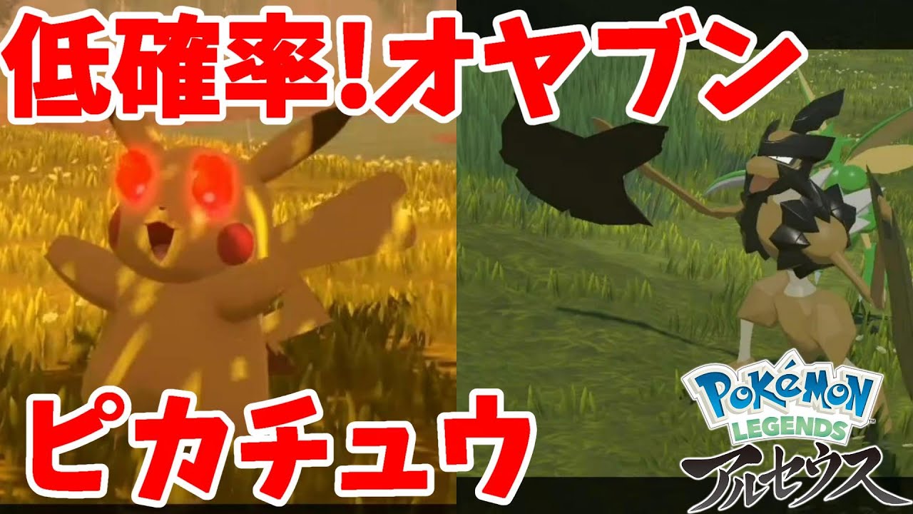 ヒードランがついに！低確率！オヤブンピカチュウがいっぱい【ポケモン