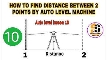 How to find distance by auto level || lesson 10 || urdu | hindi |