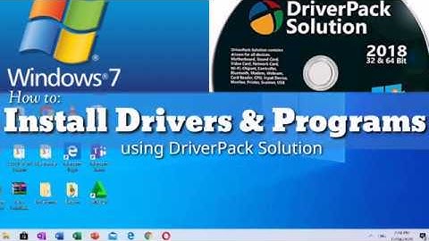 How to: Install Drivers and Programs using DriverPack Solution