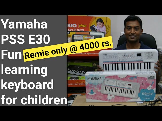 Teclado Infantil Mini Remie Pss E30 Com 37 Teclas Yamaha Em