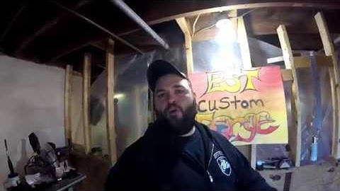 Forging a Knife From a File Part 1