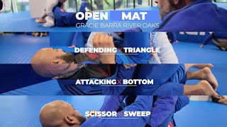 Show Me Your Scissor Sweep | Open Mat Gracie Barra River Oaks