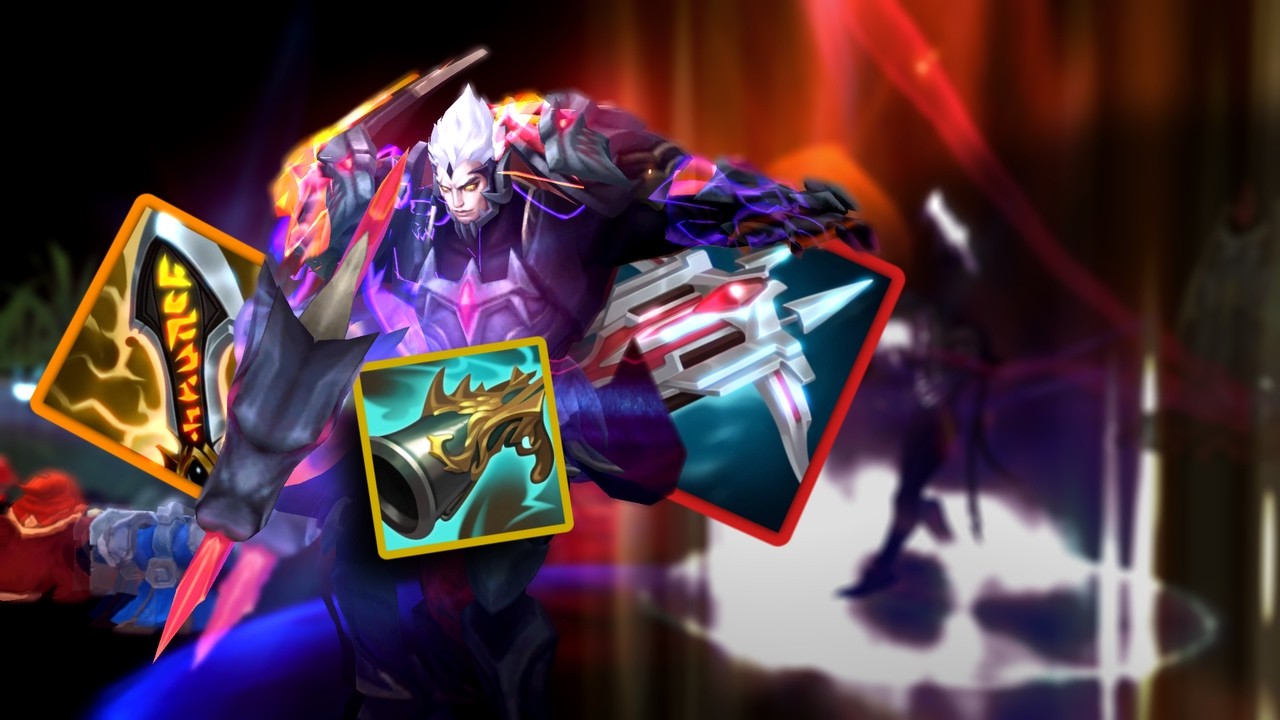 DUNKING on ranged top with CRIT Darius