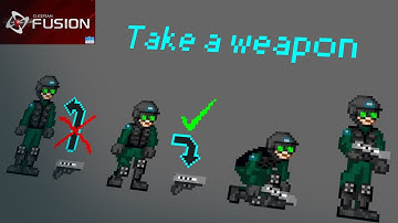 Tutorial platformer TAKE A WEAPON (Animation) #6 Clickteam Fusion 2.5