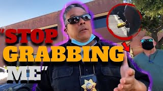 "STOP GRABBING ME" WEIRDO PAROLE OFFICER GET'S HIS 1ST AMENDMENT AUDIT! WALK OF SHAME!