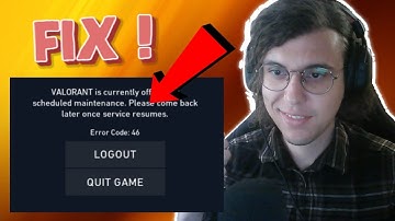 Hoe foutcode 46 in Valorant te verhelpen