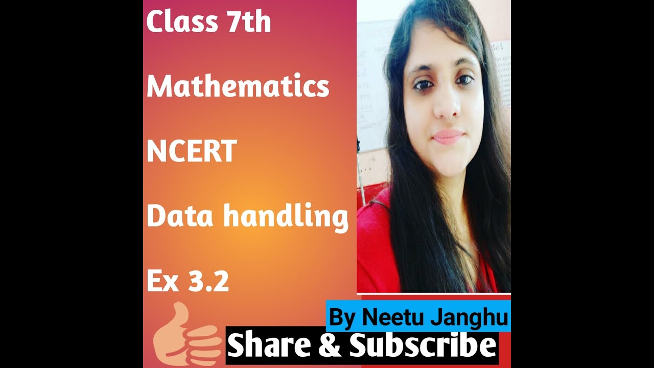 Ex 3.2 Data Handling NCERT Class - 7 - YouTube