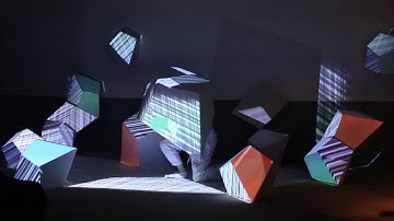 Re-cognize me  - video mapping installation performance