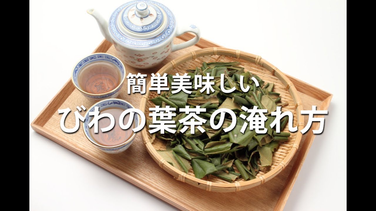 びわの葉茶の淹れ方 Youtube