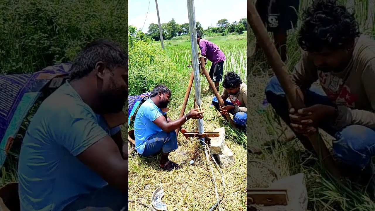 బోరు మోటర్ దించడం పీకడం విధానం 