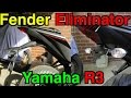Yamaha R3 Fender Eliminator Installation Video - How To R&G Tail Tidy Kit