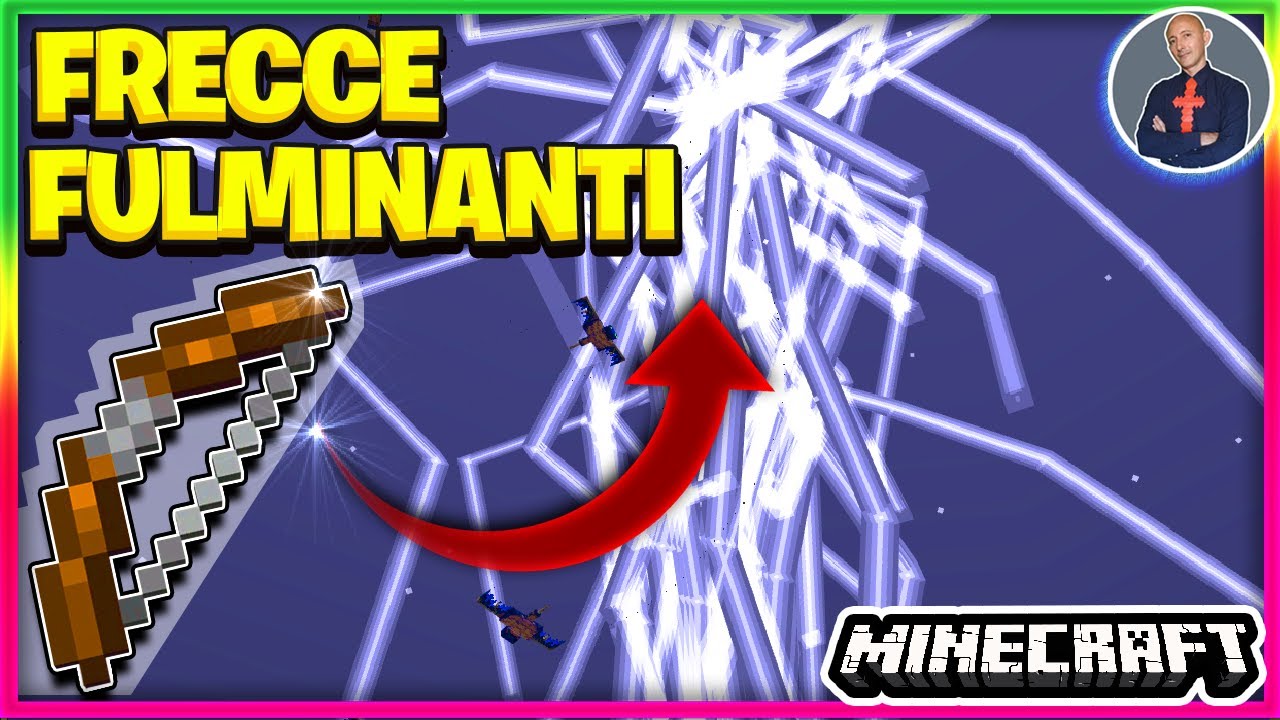 COME FARE UN ARCO SPARA FULMINI SU MINECRAFT (PS4 SWITCH XBOX PE BEDROCK) FRECCE FULMINANTI COME FARE UN ARCO SPARA FULMINI SU MINECRAFT (PS4 SWITCH XBOX PE BEDROCK) FRECCE FULMINANTI