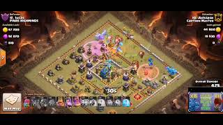 Clash of clans Electro Dragon Balloon Attack TH 12