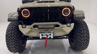 2022 SoFlo Customs Jeep Wrangler Gobi Tan Soft Top with Bronze Apocalypse Wheels screenshot 5