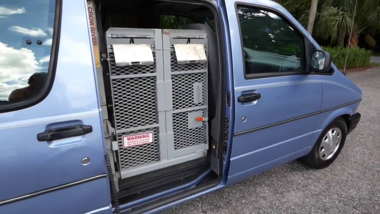 Copy of 1997 Ford Aerostar with Crow River Wheelchair Lift YouTube