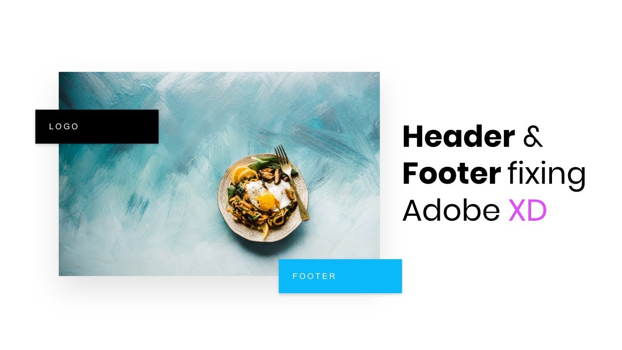 Footer And Header Fixing Adobe Xd New Youtube