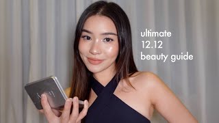 the *ULTIMATE* 12.12 BEAUTY GUIDE! best, must buy makeup and skincare 🎄😍