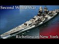 [カラー化映像]フランス戦艦リシュリュー/French battleship Richelieu