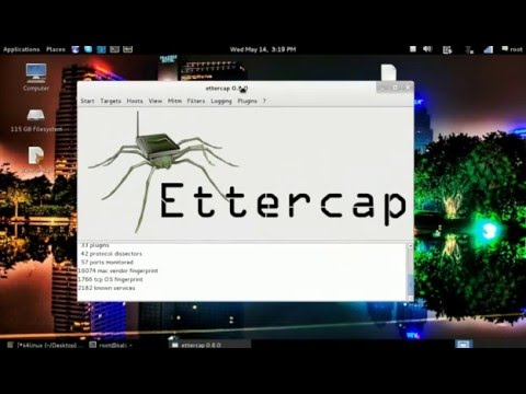 Flooding Network LAN - Ettercap and Driftnet - Kali Linux