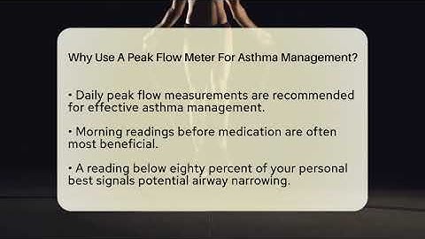 Why Use A Peak Flow Meter For Asthma Management? - Everyday Asthma Tips