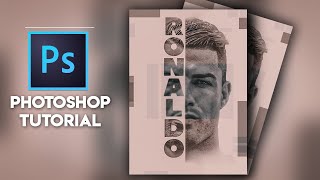 Poster Design Photoshop Tutorial | azm artworks #posterdesign #ronaldo #football