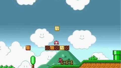 SMBX 1.3.0.1 Custom Level - Remastered SMB1 W1-1