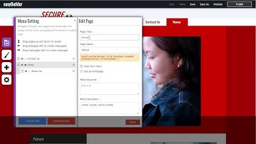 ECD Website Builder - Navigation Tutorial