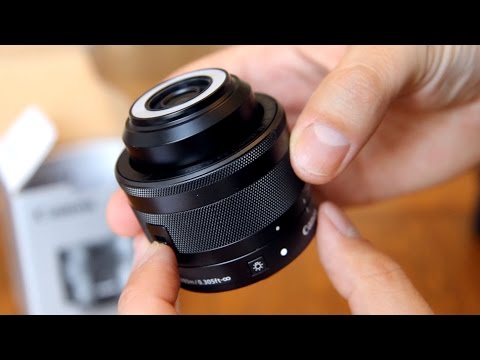 Видео: Обективи на Canon (37 снимки): EF и EF-M, RF и L, други серии, фотообективи за макро фотография и за заснемане на видео, ревюта