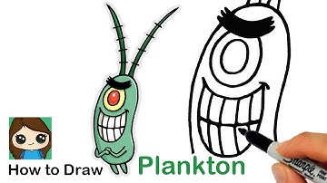 How to Draw Plankton | SpongeBob SquarePants