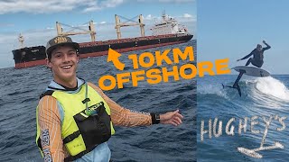 Downwind Foiling to Rottnest, Towing Glassy Waves and 1 hour non-stop Wake thieving | Hughey's Ep. 2