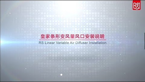 #Royal Service Air Conditioning Linear #VAD #VAV Diffuser Installation
