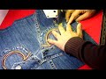 DIY 5,000원에 입양한 트루릴리땡 청바지로 "명품백"을 만들어요/ make "luxury bag" with true reli**** jeans/back to the basic