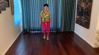 Stuck Like Glue line dance demonstration and tutorial by Stephie