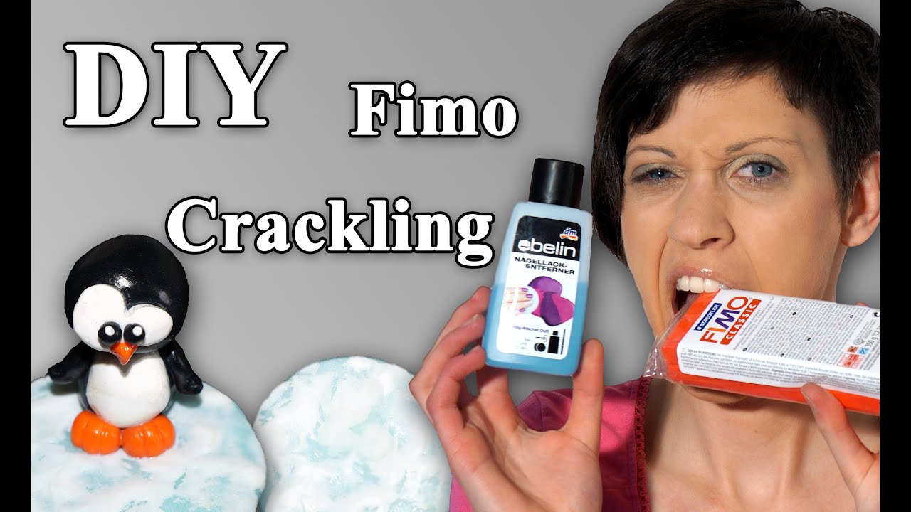 FIMO Crackling-Effekt: Polymer Ice Floe [Penguin] - Tutorial [HD/DE ...