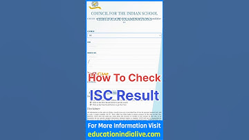 ISC Result 2025 Kaise Check Kare ? How To Check ISC Result 2025