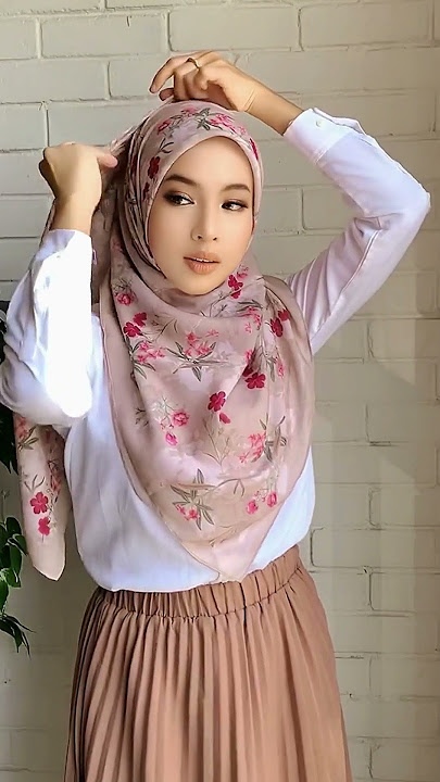 Tutorial Cara Memakai Jilbab Segi Empat Agar Rapi, Sopan dan Stylish #hijabstyle