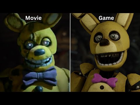 FNAF Movie Vs The Games